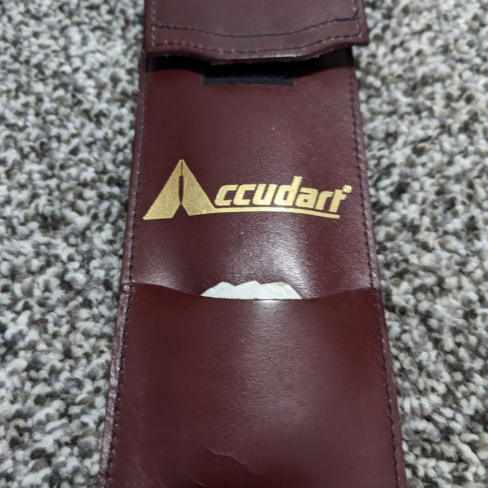 Vintage darts with leather case